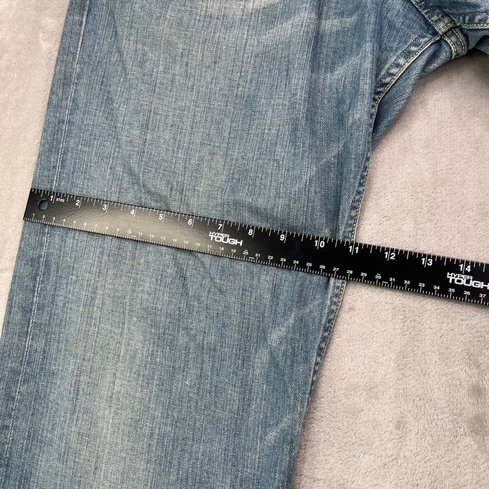 Diesel Rolan Jeans Mens 38x30 Blue Medium Wash Straight Leg Made In Italy Denim - Picture 8 of 15